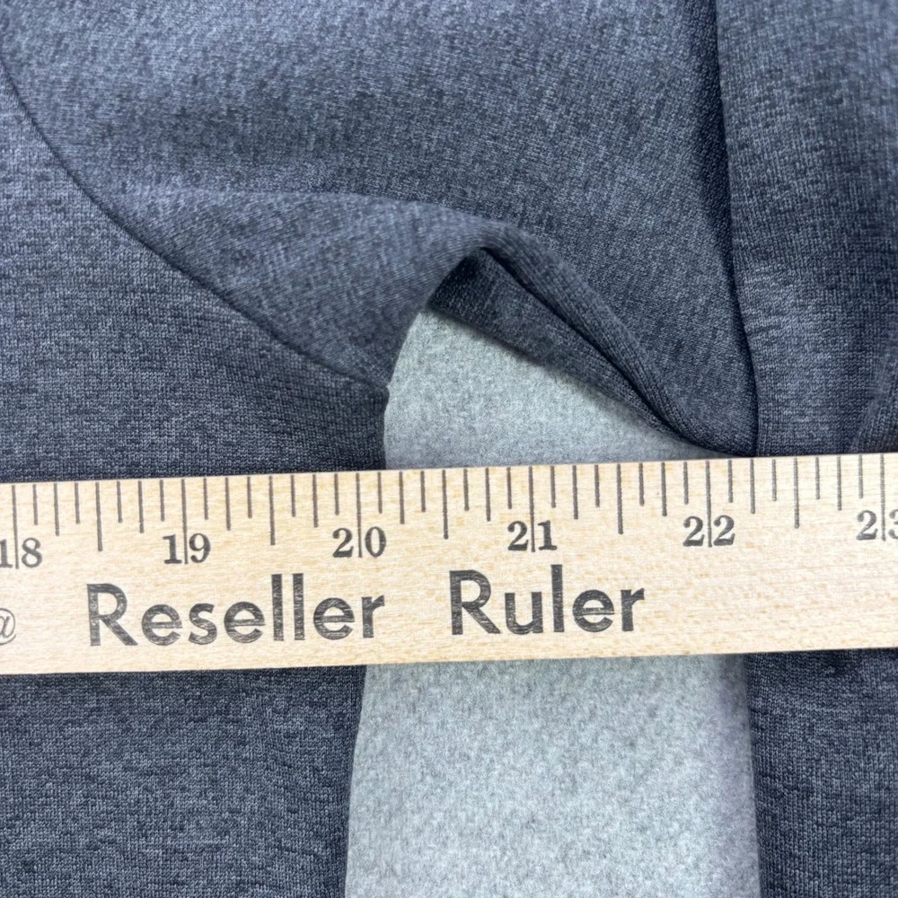 The North‎ Face Hoodie Mens Small Gray Blue Logo Spellout Pullover Sweatshirt